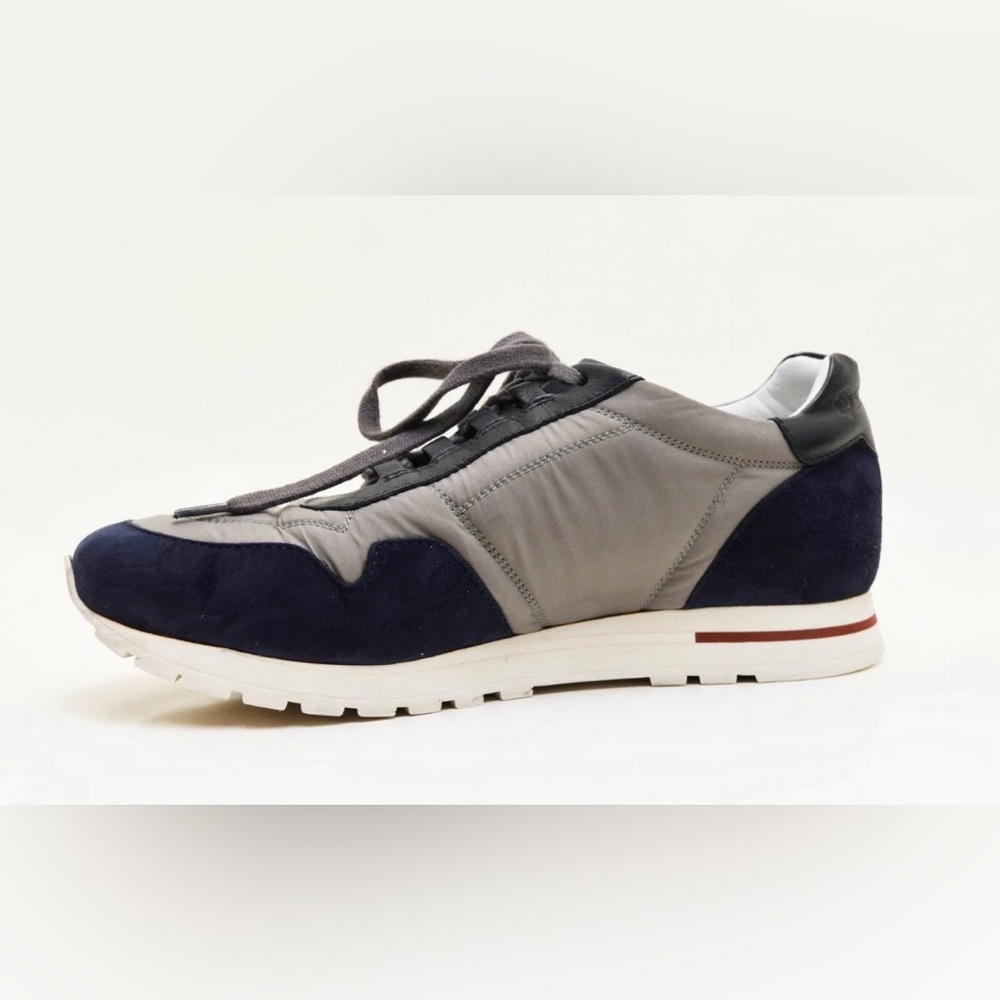 🔥100% Authentic Loro Piana Grey suede and nylon trainers - size EU40.5/US 10.5 🔥 - Picture 5 of 8